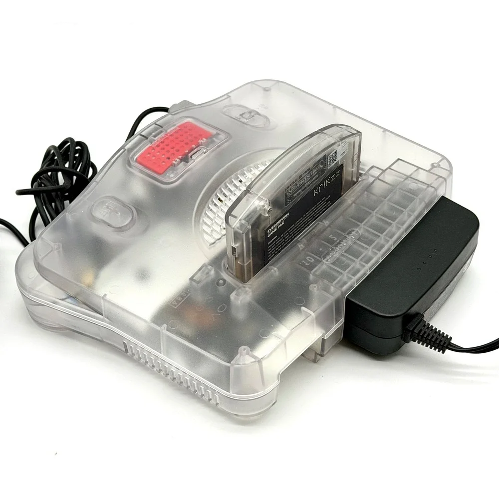 Nintendo 64 N64 Custom Clear Console HDMI 64 X7 Expansion Pak Gray
